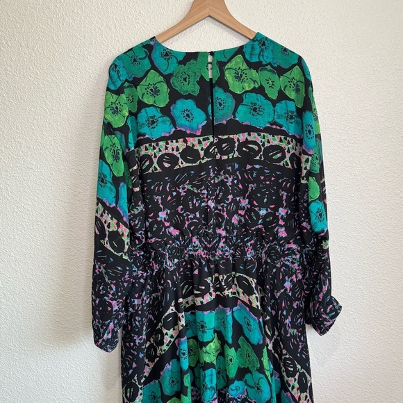 Rachel Rachel Roy 2X Boho Floral Colorful Flowy Dress Vacation Resortwear - Picture 7 of 10